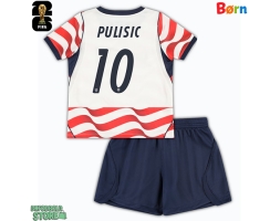 Forente stater Christian Pulisic #10 Replika Babytøj Hjemmebanesæt Børn VM 2026 Kortærmet (+ Korte bukser)